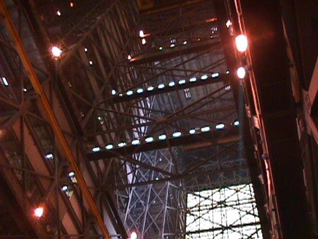 I thought that the shuttle was assebled in the center of the building- Not so!