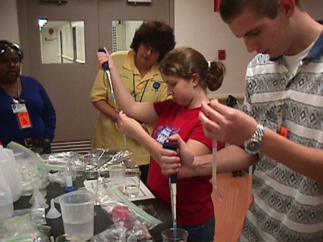 Dr. Marianne Barnes observing student