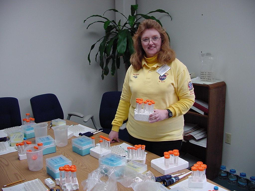 Anna splits her time between the Structural Biology Lab at UAH and the Marshall Space Flight Center
