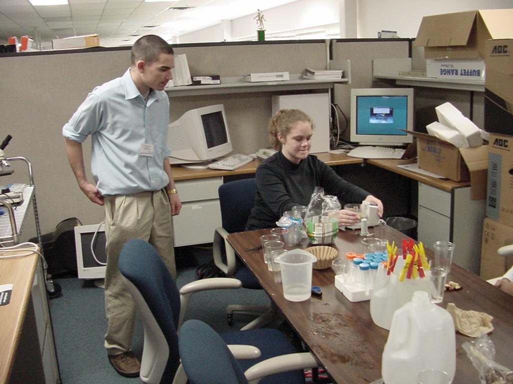 Nate works with Terry Parker student, Amanda Hamilton