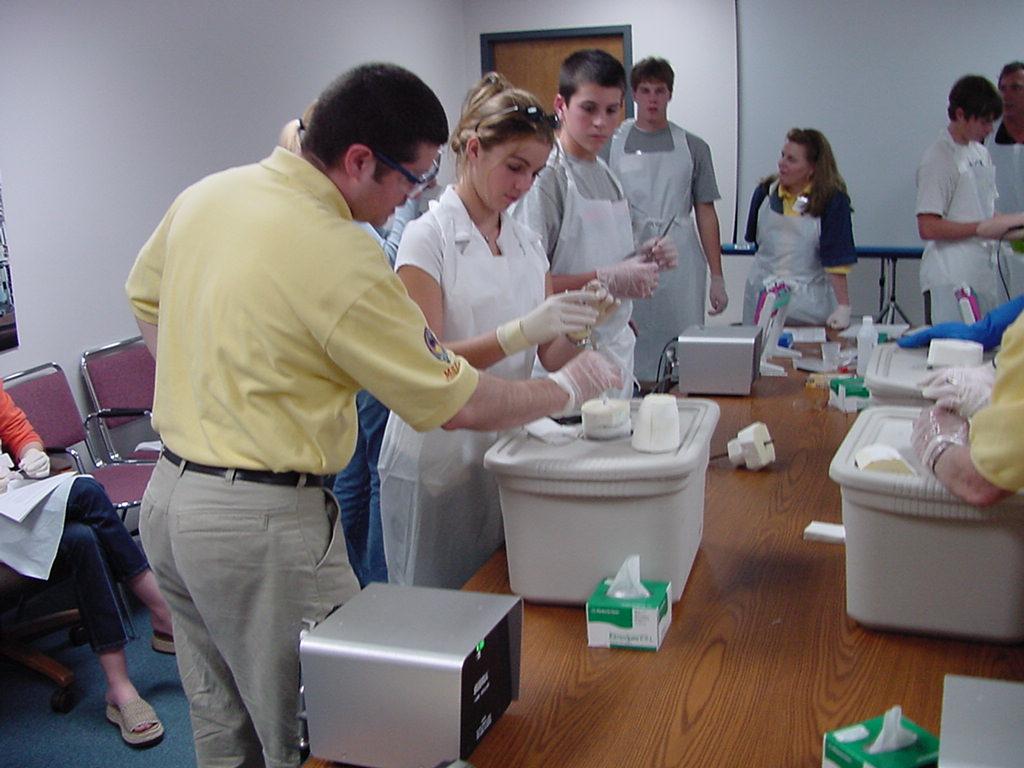 Paul Dixon discusses safety precautions when working with liquid Nitrogen