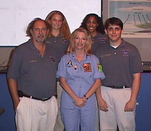 Left to right; Mr. Smith, Kim, Ms. Sheree Pendleton, Leticia,and Steven