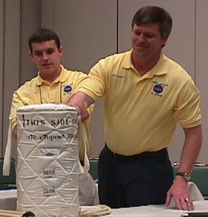 Scott and Greg Jenkins describe the 'Dewar' payload hardware