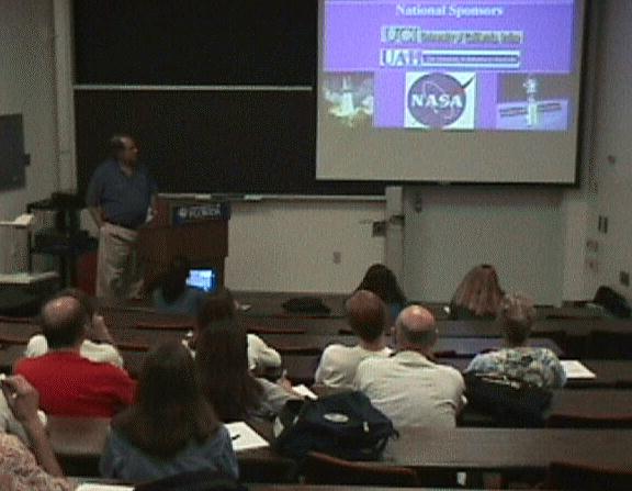 Mr. Smith presenting Power Point presentation